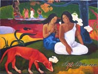 To extend photo of picture: Arearea (Paul Gauguin)